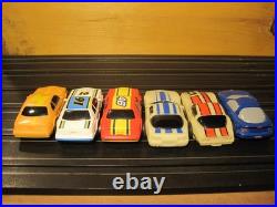 Life Like Tyco 6 Slot Cars Lot Track Tested All Run Good