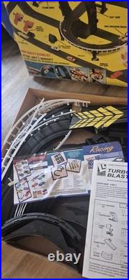 Life LikeTURBO BLASTER Raceway 32ft OF TRACK- Vintage-NOS- HO