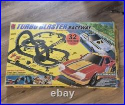 Life LikeTURBO BLASTER Raceway 32ft OF TRACK- Vintage-NOS- HO