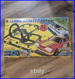 Life LikeTURBO BLASTER Raceway 32ft OF TRACK- Vintage-NOS- HO
