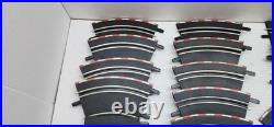 Lot Carrera Go 1/43 Slot Car Track 13.5 4.5 Stright Curve Banked Crossover D M