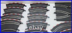Lot Carrera Go 1/43 Slot Car Track 13.5 4.5 Stright Curve Banked Crossover D M