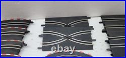 Lot Carrera Go 1/43 Slot Car Track 13.5 4.5 Stright Curve Banked Crossover D M