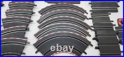 Lot Carrera Go 1/43 Slot Car Track 13.5 4.5 Stright Curve Banked Crossover D M