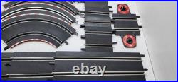 Lot Carrera Go 1/43 Slot Car Track 13.5 4.5 Stright Curve Banked Crossover D M