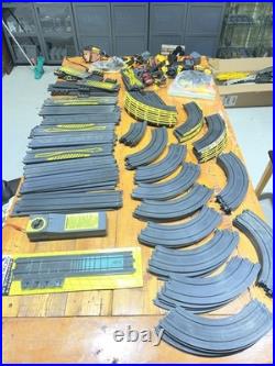 Lot Of 100+ TYCO HO Scale SLOT Race CAR TRACK/ Power Supplies, Controllers