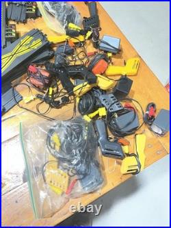 Lot Of 100+ TYCO HO Scale SLOT Race CAR TRACK/ Power Supplies, Controllers