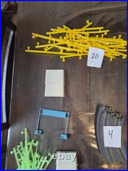 Lot Of 151 Pieces! Tyco Rc Car 1970s Vintage Track, Cars, Rails, Curves