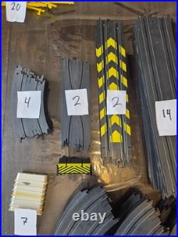 Lot Of 151 Pieces! Tyco Rc Car 1970s Vintage Track, Cars, Rails, Curves