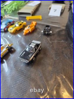 Lot Of 151 Pieces! Tyco Rc Car 1970s Vintage Track, Cars, Rails, Curves