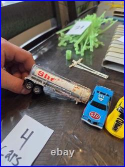 Lot Of 151 Pieces! Tyco Rc Car 1970s Vintage Track, Cars, Rails, Curves