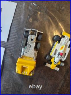 Lot Of 151 Pieces! Tyco Rc Car 1970s Vintage Track, Cars, Rails, Curves