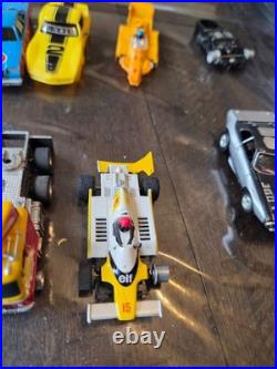 Lot Of 151 Pieces! Tyco Rc Car 1970s Vintage Track, Cars, Rails, Curves