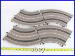 Lot Of 20 Straight & Curved Tin Metal Slot Car Track 10.5 Early Faller AMS