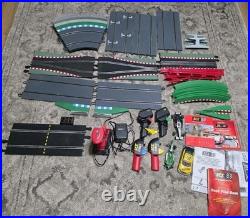 Lot of 13 Track Pieces SCX Slot Car Track 1/32 Scale Controllers Cars Untested