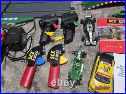 Lot of 13 Track Pieces SCX Slot Car Track 1/32 Scale Controllers Cars Untested