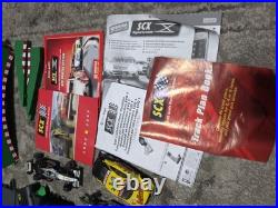 Lot of 13 Track Pieces SCX Slot Car Track 1/32 Scale Controllers Cars Untested