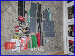 Lot of 13 Track Pieces SCX Slot Car Track 1/32 Scale Controllers Cars Untested