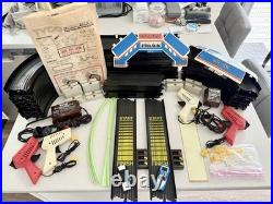 Lot of 2 Tyco Command Control withNite Glow Slot Car Track Sets