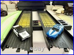 Lot of 2 Tyco Command Control withNite Glow Slot Car Track Sets