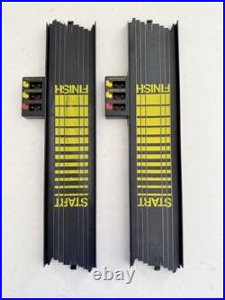 Lot of 2 Tyco Command Control withNite Glow Slot Car Track Sets