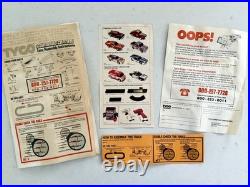 Lot of 2 Tyco Command Control withNite Glow Slot Car Track Sets