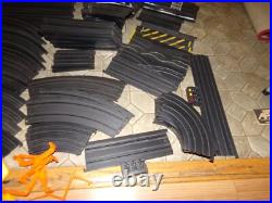 Lot of 200 pieces + Vintage Aurora AFX Slot Car Track Banked S Hairpin Curve