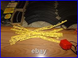Lot of 200 pieces + Vintage Aurora AFX Slot Car Track Banked S Hairpin Curve