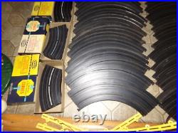 Lot of 200 pieces + Vintage Aurora AFX Slot Car Track Banked S Hairpin Curve