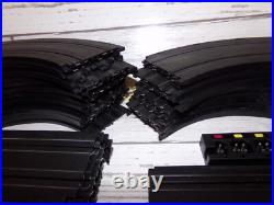 Lot of 200 pieces + Vintage Aurora AFX Slot Car Track Banked S Hairpin Curve