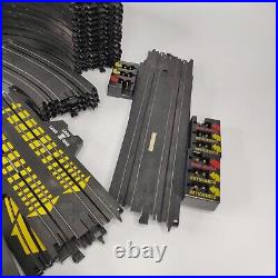 Lot of Aurora Tyco Mattel Slot Car Track Straight Curved Controls Power Supplies