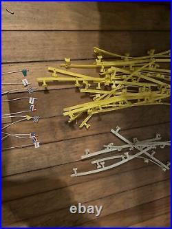 Lot of TYCO HO slot car track guard rails accessories incomplete no cars