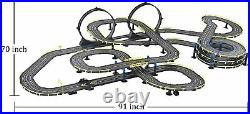 MOTION 143 Remote Control Track Slot Loops Turns Race Car Toy (733 Inch)