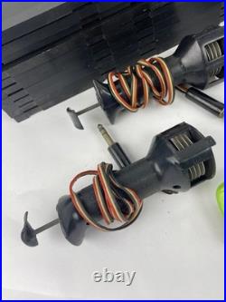 Marx Vintage Slot Car Track Lot 12 Curved & 10 Straight w 2 Sears Marx Controls