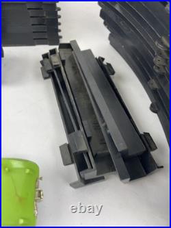 Marx Vintage Slot Car Track Lot 12 Curved & 10 Straight w 2 Sears Marx Controls