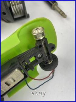 Marx Vintage Slot Car Track Lot 12 Curved & 10 Straight w 2 Sears Marx Controls