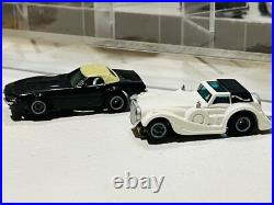 Miami Vice slot track with cars. Track and cars only. Fits Tyco AFX LL