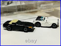 Miami Vice slot track with cars. Track and cars only. Fits Tyco AFX LL