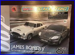 Micro Scalextric G1122 James Bond 007 Aston Martin Slot Car MINT NO CABLE READ