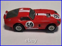 Mint Vintage HO AFX Turbo #59 Shelby Daytona Cobra Coupe Race Track Slot Car