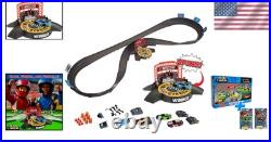 NASCAR Slot Car Race Track Set with 4 Cars