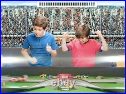 NASCAR Slot Car Race Track Set with 4 Cars