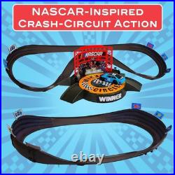 NASCAR Slot Car Race Track Set with 4 Cars