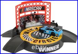 NASCAR Slot Car Race Track Set with 4 Electric Cars