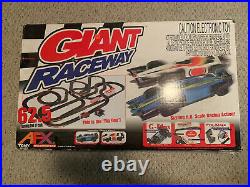 NEW AFX Giant Raceway 62.5' HO Slot Car Track Set withTri-Power Pack. NEVER OPENED