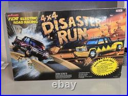 NEW IN BOX Ideal Majorette TCR 4X4 DISASTER RUN Slot Car Race Set