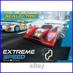 NEW Scalextric Extreme Speed Team LMP vs Team GT 1/32 Slot Car Track Set