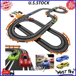 NEW Slot Car Race Track Set with 4 High-Speed Cars Dual Racing Lap Counter Track NEW Slot Car Race Track Set with 4 High-Speed Cars Dual Racing Lap Counter Track