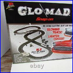 NEW Snap On Tools Collectable Glo-Mad HO Scale Slot Car Race Track Rare Limited