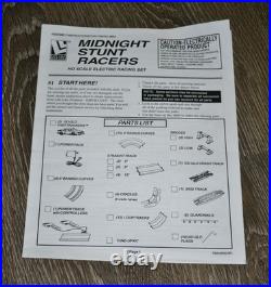 NIB Vintage QVC Mail-Away Life-Like 9663 Midnight Stunt Racer Slot Car Track Set